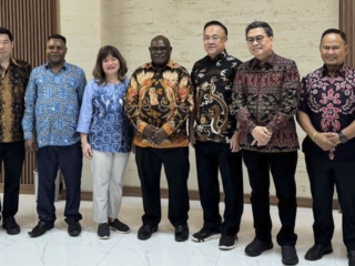 Ketua Umum APINDO Bersilaturahmi dengan Gubernur Papua Tengah di Nabire