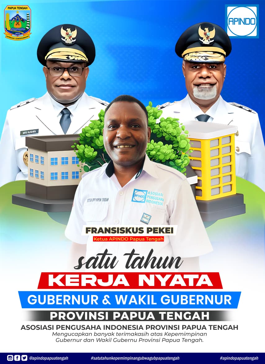 Satu Tahun Kepemimpinan Papua Tengah: APINDO Apresiasi Gubernur dan Wakil Gubernur 25 WhatsApp Image 2026 02 20 at 23.26.22