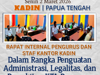 Rapat Internal KADIN: Komitmen Penguatan Kantor, Legalitas, dan Profesionalisme Kerja