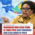 Dorong Transparansi Dana Otsus, Wamendagri dan Tokoh Adat Sepakat Perlu Sanksi Tegas
